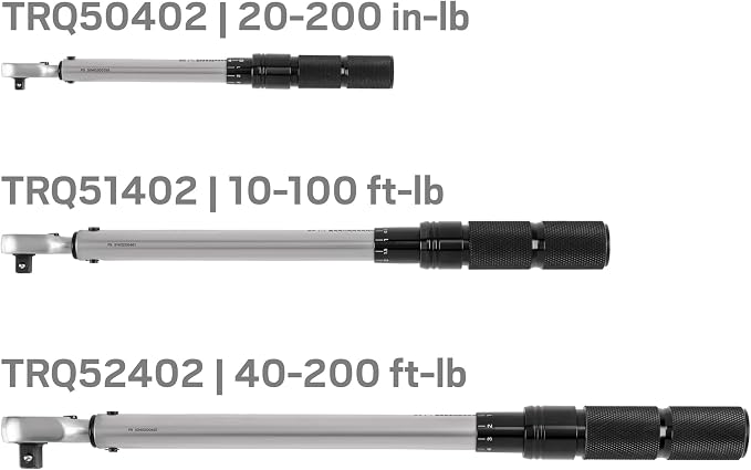 TEKTON 1/4, 3/8, 1/2 Inch Drive Micrometer Torque Wrench Set | TRQ95901