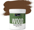 DWIL Matte Finish Furniture Paint - 16 Oz Wood Paint for Cabinets, Doors, Tables, and Dressers Refinishing - Water-Based, Non-Toxic & Odorless, Easy to Apply(Cassiterite Brown)-Without Tools