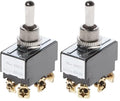 Gardner Bender GSW-16 Heavy-Duty Electrical Toggle Switch, DPDT, ON-(Off)-ON, 20 A/125V AC, Screw Terminal (Pack of 2)