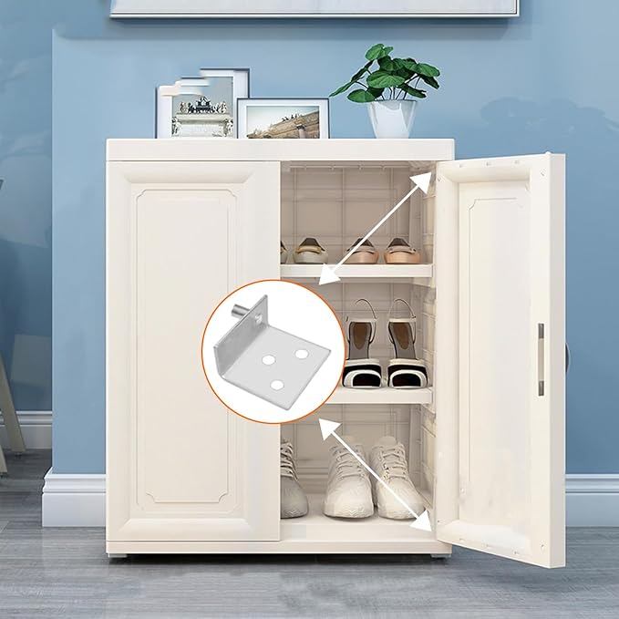 Aifeier ET 2 Sets Pivot Hinges Stainless Steel Silver Heavy Duty Concealed Shaft Door Hinges with Bushing for Wood Doors, Drawers, Furniture Cabinets, Wardrobe, Showcase, etc