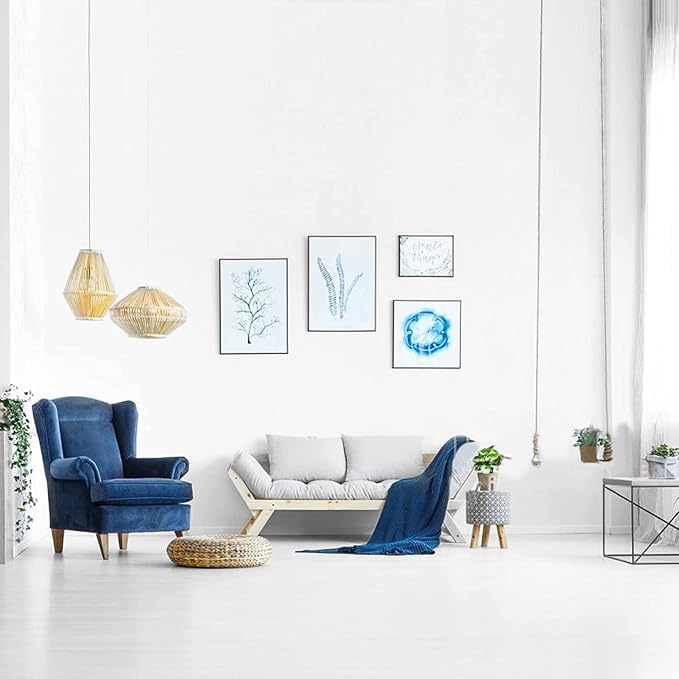 White Contact Paper 15.7'' x 787.4'' White Peel and Stick Wallpaper | Removable Self-Adhesive Thicken Wall Paper for Bedroom Walls, Desks, Tables, Countertops