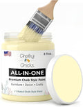Chalky Chicks 8 Fl Oz Matte Daisy Yellow (Light Yellow) Chalk Paint for Furniture Without Sanding - No Prep Furniture Paint No Sanding All in One for Crafts, Walls, Cabinet, Metal, Dresser, Farmhouse