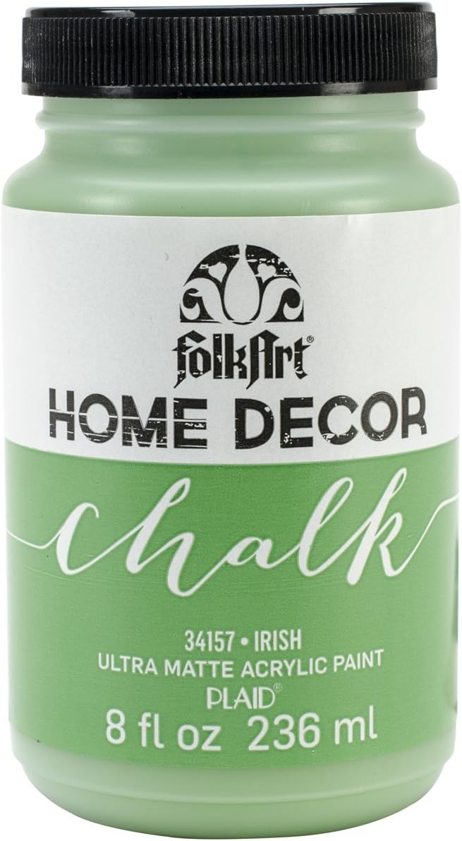 FolkArt Home Decor Chalk Furniture & Craft Paint in Assorted Colors, 8 ounce, Irish