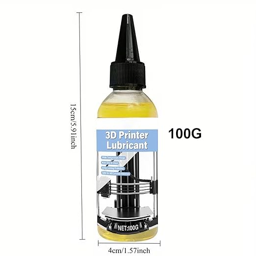 3D Printer Lubricant - 100g Dust Resistant, 1 High Viscosity Grease for Threaded Rods, Synthetic Friction Reducer with Wide Temp Range, Repair Supply, Smooth Motion Paste for Rails and Gears