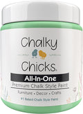 Chalky Chicks 4 Fl Oz Matte Lime Ricki (Lime Green) Chalk Paint for Furniture Without Sanding - No Prep Furniture Paint No Sanding All in One for Crafts, Wood, Walls, Cabinet, Metal, Dresser