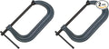 Wilton C-Clamp, 8-1/4" Opening, 4-15/16" Throat, 6900 Lbs. Clamping Force (Model 408) (Pack of 2)