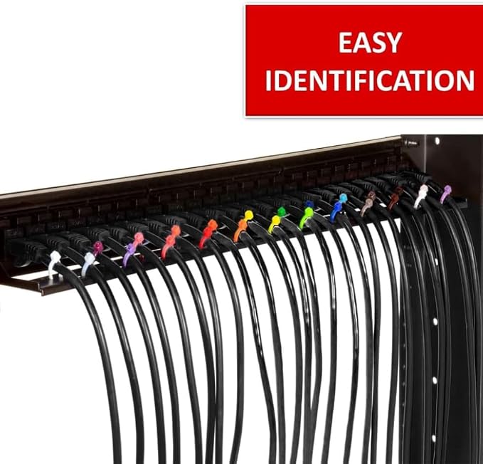 Kable Kontrol Cable Zip Ties, 11 Inch, 8500 Pcs, 50lbs Test, Red | Nylon Plastic, Self Locking, UL Listed, Indoor Use