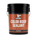 Liquid Rubber Color Roof Sealant- Elastomeric Waterproof Coating for Flat, Low-Slope & Metal Roofs, Flexible UV-Stable Membrane, Barn Red, 5 Gallon