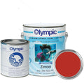 Olympic Pool Paint - Zeron - Red Pepper - 1 Gallon - two-part epoxy swimming pool paint - High gloss finish- Only 1 coat needed,