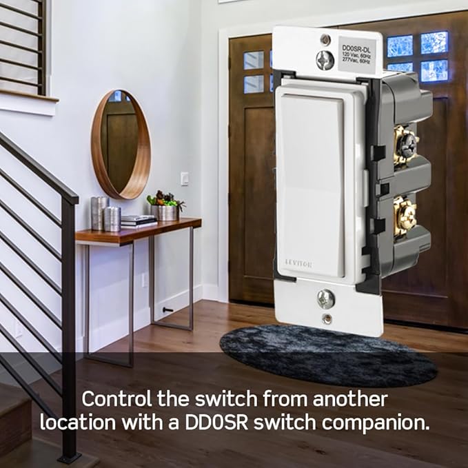 Leviton Decora Smart Switch Z-Wave 800 Series, ZW15S-1RW
