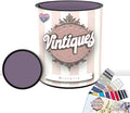 Vintiques Chalk & Mineral Paint, Wisteria, 32oz - Matte Finish- Easy Application for DIY Projects - Furniture, Wood, Metal, Home Decor and More - includes color card