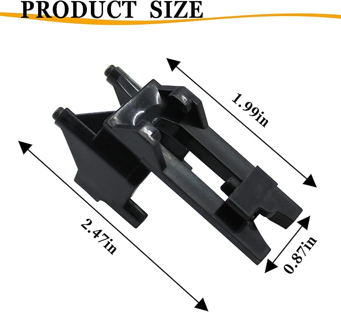 Vinyl Siding Adaptor Tip for Dewalt Roofing Nailer Cordless 20v DCN45RND1, DCN45RN, DCN45RNB Tip Replacement Vinyl Trim Adaptor and Vinyl Siding Adaptor ((A style))