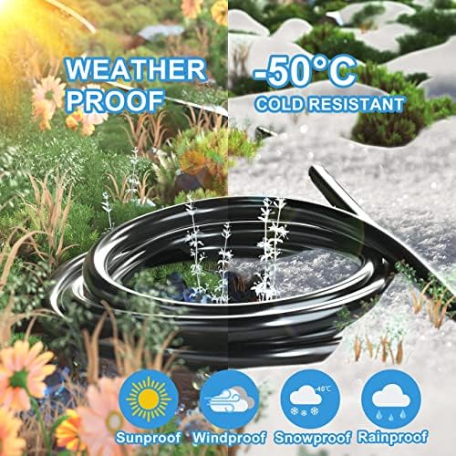 HUANCHAIN Indoor Outdoor Black Extension Cord 6FT 2Pc Waterproof 16/3 Gauge