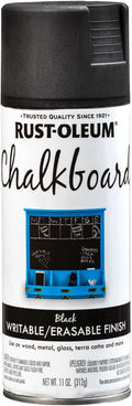 Rust-Oleum 1913830 Chalkboard Spray Paint, 11 oz, Black