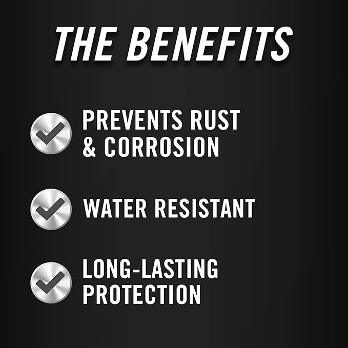 STA-BIL Rust Stopper - Anti-Corrosion Spray and Antirust Lubricant - Prevents Car Rust, Protects Battery Terminals, Stops Existing Rust, Rust Preventative Coating - 13 Oz (22003)