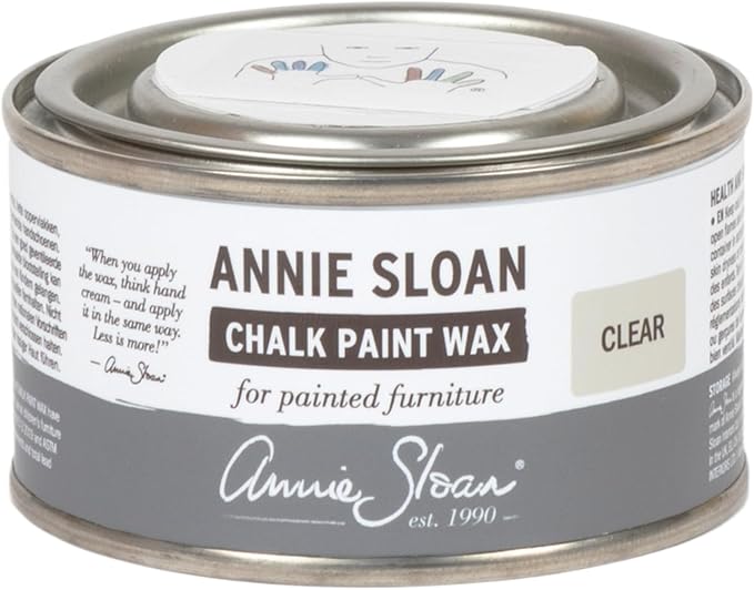 Annie Sloan Chalk Paint® Wax (120 mL, Clear) - Protective Furniture Wax for Paintwork | Seals, Softens & Enhances Hand-Painted Finishes