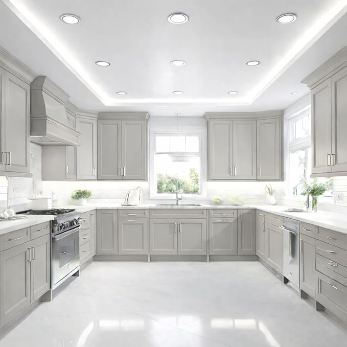 ALL-IN-ONE Paint by Heirloom Traditions, Putty (Light Taupe), Gallon - Durable cabinet and furniture paint. Built in primer and top coat, no sanding needed. Includes our 30 featured color card.