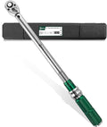 1/2" Drive 1Pc Click Torque Wrench Set, 14.75-154.8 ft.lb / 20-210 Nm