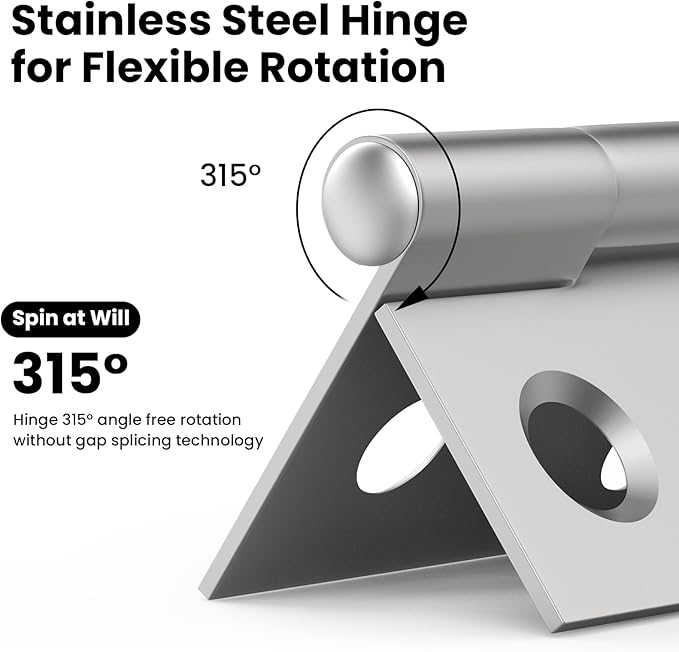 16 Pcs Small Stainless Steel Door Hinges, 2 inch Window Folding Hings, Home Furniture Hardware with 96 Screws (Silver)