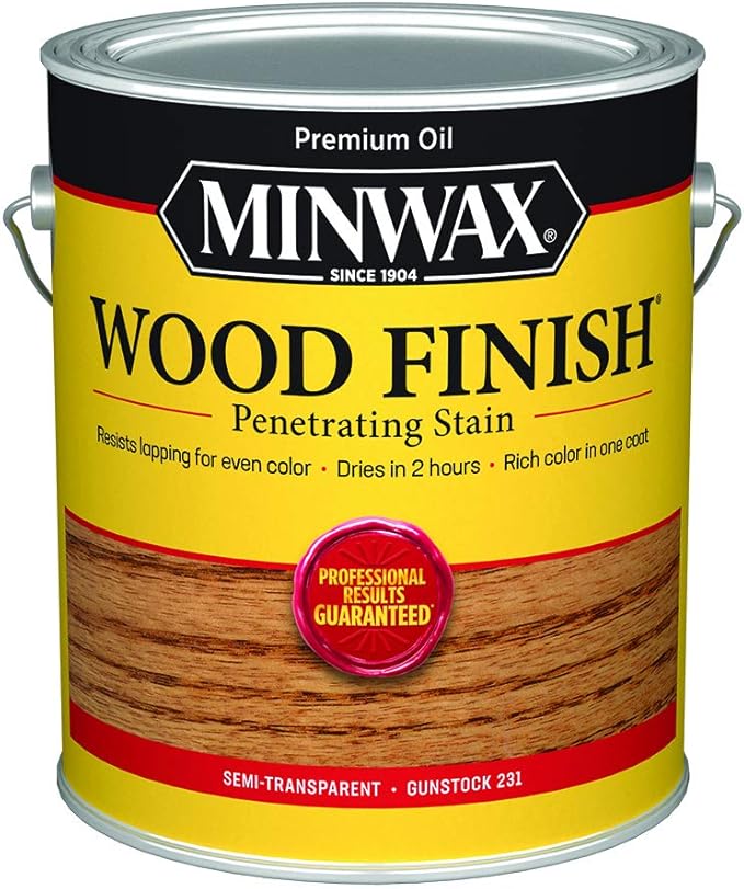 Minwax Wood Finish 710450000, Gunstock Stain, Gallon