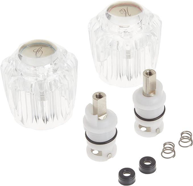 DANCO Complete Faucet Rebuild Trim Kit for Delta Faucets, Acrylic, 1 Kit (39675)