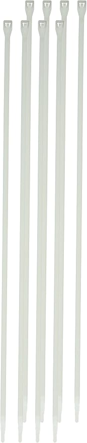 Gardner Bender 45-315 Cable Tie, 14 Inch., 75 lbs. Tensile Strength, Wire / Cord Management Industrial and Household Use, Nylon Zip Tie, 8 Pk., Natural