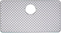 Kitchen Sink Mat 28.3 x 15.2in Silicone Sink Mat Non Slip Sink Protector for Farmhouse Kitchen Grey A