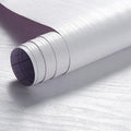 Arthome Peel and Stick Wallpaper - White Wood Contact Paper - White Wallpaper - Self-Adhesive, Removable and Waterproof for Cabinet, Countertop (17"x393")