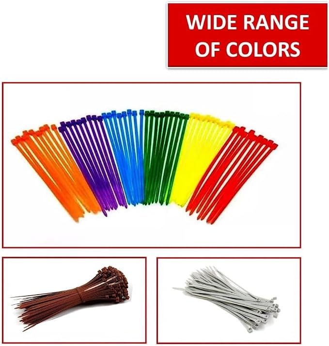 Kable Kontrol Cable Zip Ties, 4 Inch, 40000 Pcs, 18lbs Test, Yellow | Nylon Plastic, Self Locking, UL Listed, Indoor Use