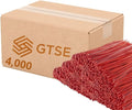 GTSE 14 Inch Red Zip Ties, 4,000 Bulk Contractors Pack, 120lb Strength, UV Resistant Long Nylon Cable Ties, Self-Locking 14" Tie Wraps, Full Carton
