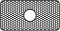 Kitchen Sink Mat 28 x 15in Silicone Sink Mat Non Slip Sink Protector for Farmhouse Kitchen Black