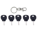 JEENDA Ignition Keys 14707 14607 14603 5755124 8035807 for Bobcat New Holland Industrial JCB Bomag Hamm Roller Compaction Dynapac Terex Vibromax Volvo Ford Moxy 85804675 05755125