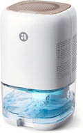 Dehumidifier, 35 OZ Small Dehumidifiers for Bedroom, Quiet Dehumidifier with Auto Defrost, Auto Shut Off, Key Sound Off, 7 Color Light, for Bathroom, Closet, RV, Home up to 280 Sq.Ft, Gold