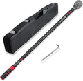 3/4" Drive Click Torque Wrench 100-700Ft.Lb for Truck,HD Vehicles | Inch Pound Torque Wrench(136-949Nm),Dual-Direction Adjustable 48T, 3% Accuracy for Tractor,Combines,Farm Industrial Equipment