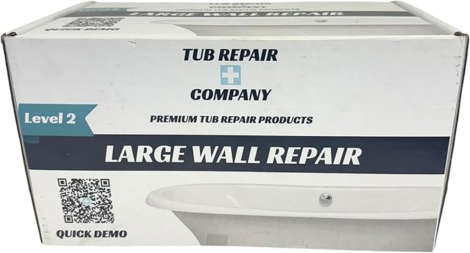Tub Repair Kit with Color Match, Strong Fiberglass Repair kit, Repairs Non-weightbearing Surfaces in Bathtub