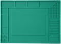 Noah Premium Heat Resistant Soldering Mat 932°F,Silicone repair Mat for Soldering Desoldering,Cell Phone, Laptop Repair, 11.8''x8.3'',Green