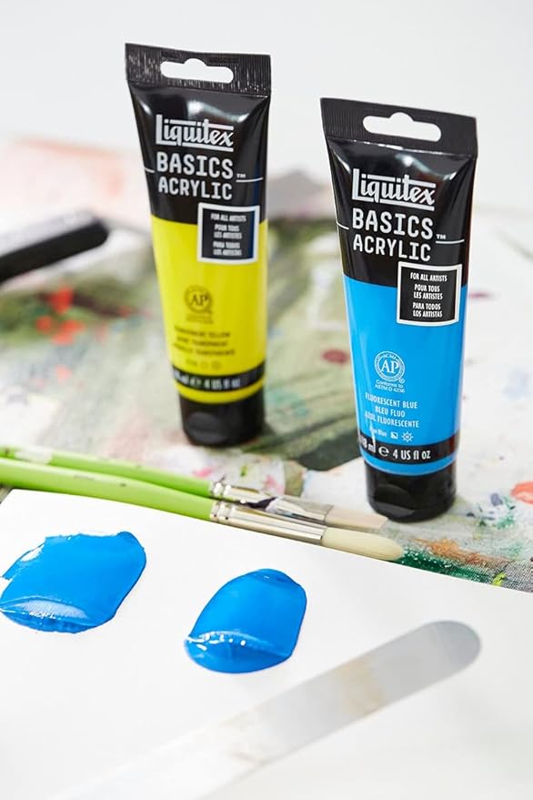 Liquitex BASICS Acrylic Paint, 118ml (4-oz) Tube, Ivory Black