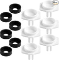 6 Sets 101237 Tub Spout Repair Kit - Moen-3800 Cup Seal & Diverter Gate Replacement Set for Plumbing Fixture & Faucet, 3800 Tub Spout Diverter Repair Kit for Bathtub/Shower Faucet