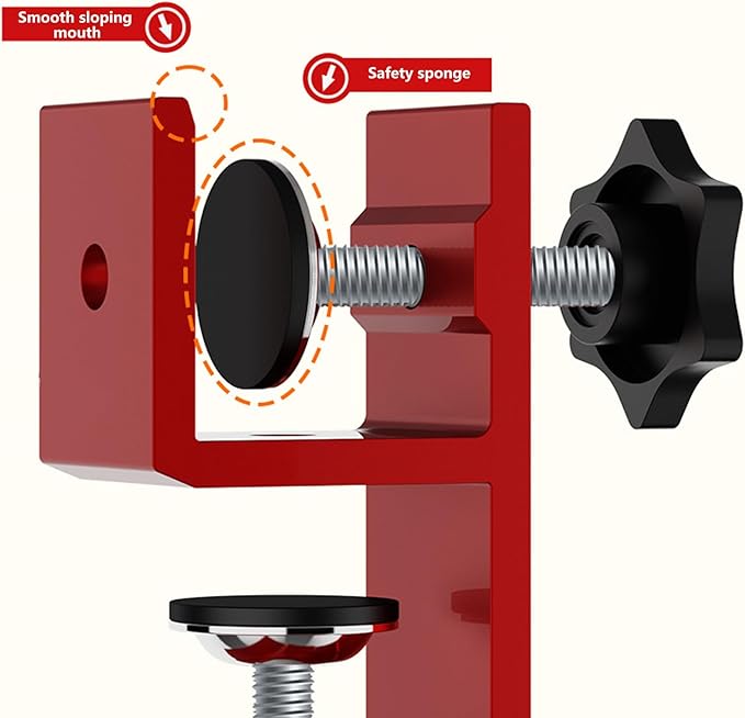 0-25mm Woodwork Clamp Closure Scriber Wardrobe Marking Clamping Jig Aluminum Alloy Fixing Clip for Carpentry Woodworking