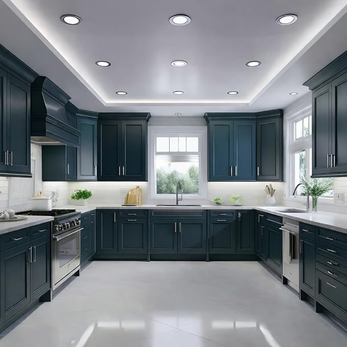 ALL-IN-ONE Paint by Heirloom Traditions, Mediterranean (Blue Teal), 8oz Sample - Durable cabinet and furniture paint. Built in primer and top coat, no sanding needed. Includes our 30 featured color