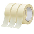 Fainne 3 Rolls Masking Tape Bulk General Purpose Masking Painting Tape 55 Yards for Painting Home Office School Stationery Arts Crafts Basic Use, Easy Removal (1.88 Inch)