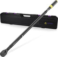 3/4" Click Torque Wrench, 200-1000 Ft-Lb/271-1355 Nm, Heavy Duty | ±3% Accuracy, 48-Tooth Quick Release, Cr-V Steel, Dual-Direction, for Heavy Truck, Tractor, Diesel, Mining & Oil Field