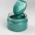 DGAGA Metallic Acrylic Paint,Metallic Green Paint,1.69 OZ/Jar,Chalk Paste Paints,Metalli Paste for Crafts Color-shifting Glass Paints,Blendable,Painting on Rocks,Wood,Canvas,Fabric,Ceramic