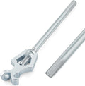 Tandefio 1 Pcs Fire Hydrant Wrench, Pentagon 1-3/4"/square 1-1/4", Silver | Adjustable Hydrant Key for Utility Crews, Multifunctional Hydrant Wrench for Tightening Fire Nuts Tightening Water Pipes