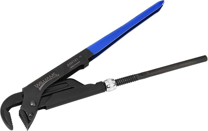 Williams JHW141 Universal Pipe Wrench, 11" Overall Length with a Maximum Jaw Opening of 1-3/8"