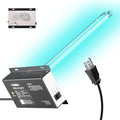 TURBRO 36W UV Sanitizer Lamp with Energy Saving Airflow Sensor, Ozone Free Ultraviolet Light, Air Purifier for HVAC Units and Ducted Systems, Direct Plug-in 120V, UV36PA