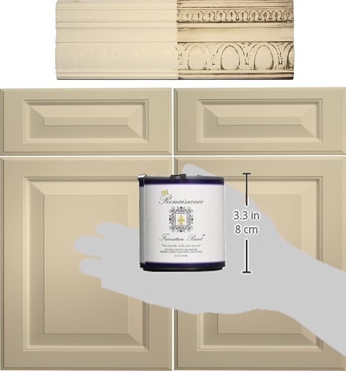 Retique It Chalk Furniture Paint by Renaissance DIY, 16 oz (Pint), 14 Arabian Coffee
