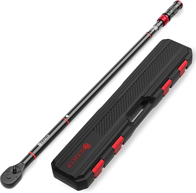 3/4-inch Drive Click Torque Wrench, 100-850ft.lb/135.5-1151.8Nm | ±3% Accuracy, Heavy Duty Torque Wrench, Professional, Dual Direction Adjustable, 48-Tooth, for Truck & Tractor Maintenance