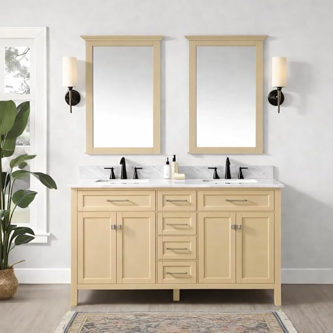 ALL-IN-ONE Paint by Heirloom Traditions, Kind (Buttery Yellow), Gallon - Durable cabinet and furniture paint. Built in primer and top coat, no sanding needed. Includes our 30 featured color card.