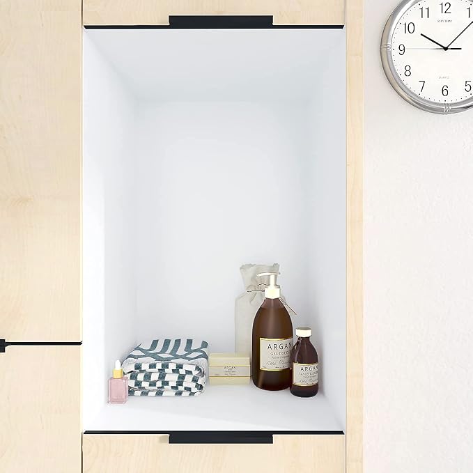 Solid White Wallpaper Stick and Peel for Walls 12 x 120 inch Thick Self Adhesive Wallpaper Removable White Contact Paper Matte for Bedroom Living Room Nursery Furniture Cabinets Classroom